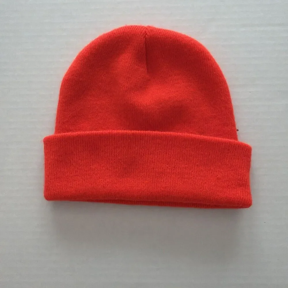 Carhartt Unisex Safety Orange Cuffed Beanie Hat One Size gorpcore workwear